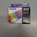 EPSON 222 Claria Ink Standard Capacity Color Combo Pack (T222520-S) Works with WorkForce WF-2960, Expression XP-5200