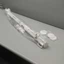 Retractable Baby Gate for Stairs  33 Height, Expands up to 55 Width  Safety Gate for Infants, Toddlers, Dogs & Pets  Easy Install, Secure Closure, White Mesh Design for Indoor & Outdoor Use