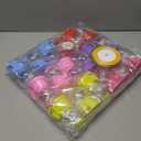 Candy Party Favors with 3.8 Inch Mini Candy Dispenser Toy Thank You Cards Mini Bubble Gumball Machines for Land Birthday Party Decorations Favors(18 Sets)