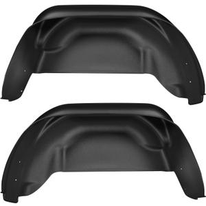 Upgraded Wheel Well Liner Compatible with Chevrolet Silverado 1500 2019-2024 (Excludes ZR2, LT & Custom Trail Boss) Rear Wheel Guards Mud Flaps Accessories