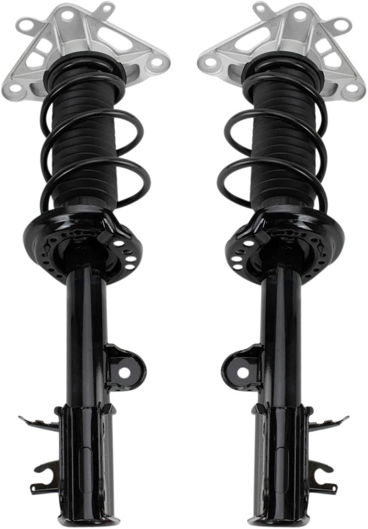 TRQ Rear Strut & Coil Spring Assembly Set Driver & Passenger Sides Compatible with 15-18 Jeep Renegade