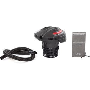 Craftsman CMXEVBE17678 1.75 Peak HP Wet Dry Vac Powerhead, Portable Shop Vacuum Compatible with a 5 Gallon Bucket (Sold Separately) with Filter Bag and Hose for Jobsite, Outdoor Cleaning