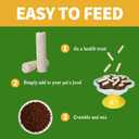 Just Try 6.34OZ Cat Treats, Freeze Dried Cat Grass Teething Stick,Healthy Training Treats Food Topper,Hairball Control Teeth Cleaning Dental Treats for Indoor Cats (EXP 04/13/27)