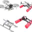 Mini 4K Landing Gear Leg & Water Landing Gear for DJI Mini 2 SE/Mini 2/ Mavic Mini/Mini SE/Mini 4K Accessories, Foldable Extender Drone Landing Gear Combo