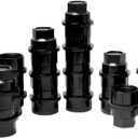 Set of 24, 15646250 Wheel Lug Nut Cap Black Plastic Covers Thread M27X2.0 for Sliverado Sierra 1500 Yukon Avalanche Suburban Express 1500 C1500 K1500 Escalade Traverse Yukon Dual Thread Lug Nuts