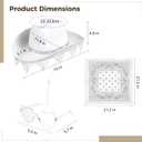 Homaisson White Cowgirl Hat for Women, Sparkly Cowboy Hat with Sunglasses Bandanas Glitter Cowgirl Hat for Themed Party Costume (White)