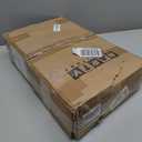 MARTY Rolling Storage Cart 4-Tier Black Kitchen Cart with Wheels, Slim Storage Cart with Handle Slide Out Utility Cart Shelving Unit Organizer Trolley for Laundry Narrow Places Bathroom Small Corner (5.51"D x 15.75"W x 31.5"H)