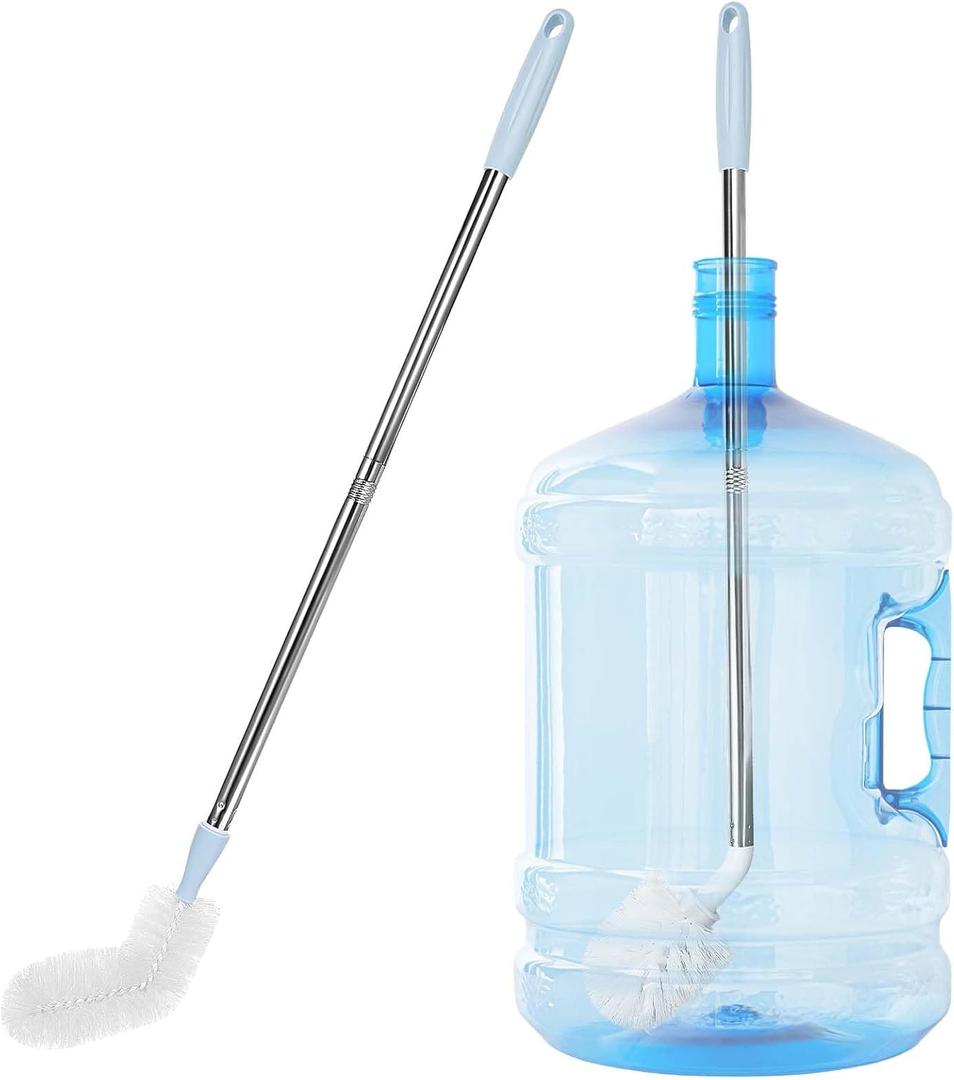 3 Gallon and 5 Gallon Water jug Cleaning Brush, Extra Long Water Bottle Carboy Brush