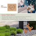 2pcs Metal Cactus Outdoor Decor,Desert Steel Yard Art, Metal Plants Prickly Pear Cactus,Lawn Decoration&Yard Art Outdoor and Garden Clearance Large