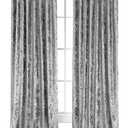 Achim Home Furnishings Light Filtering Harper Curtain Panels for Windows - 50" x 84" - Grey - Contemporary Criss-Cross Style Drapes for Bedroom & Living Room - Polyester, Machine Washable