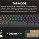 Ranked N60 Nova 60% Form Factor | Hot Swappable Mechanical Gaming Keyboard | 61 Keys Multi Color RGB LED Backlit for PC/Mac Gamer (Black, Gateron Pro Yellow)