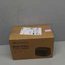 Mueller Retro Toaster 2 Slice with 7 Browning Levels and 3 Functions: Reheat, Defrost & Cancel, Stainless Steel Features, Removable Crumb Tray, Under Base Cord Storage, Black