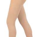 Compression Pantyhose for Women, 20-30 mmHg Footless Graduated Support Medical Compression Stockings (X-Large, Beige)