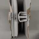 Tri-fold Lighted Vanity Makeup Mirror with 3x/2x Magnification,21 LEDs Light and Touch Screen,180 Degree Free Rotation Countertop Cosmetic Mirror,Travel (White)