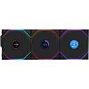 Lian Li UNI FAN TL Wireless LCD PC Fan 120mm RGB  3-Pack Gaming PC Fans Black | PWM Fans - 26 ARGB LEDs - Up to 1,900 RPM - Daisy Chain - High Airflow - Low Vibration - Silent - Infinity Mirror