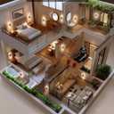 Night Lights Plug into Wall Decorative, Modern Crystal Wall Sconce with Dimming Switch, Perfect for Bedroom, Living Room, Hallway, Bathroom,Baby's Room (Gold)