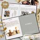 Lanpn Dad Life Story Journal with 300+ Questions, Gifts for Dad Father's Day Birthday Christmas Dads Memory Keepsake Book to Fill Out Leather Father Story Guided Journal to Share Life & Love (Black)