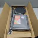 BURFERLY Sign Stands for Display, 8.5 x 11 Inches Adjustable Sign Holder Stand, Floor Sign Standing Display Snap Open Sign Frame for Vertical & Horizontal View Displayed Poster Holder (1 Pack Square)