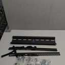 PERLESMITH Tilting TV Wall Mount Bracket Low Profile for Most 23-60 inch LED LCD OLED, Plasma Flat Screen TVs with VESA 400x400mm Weight up to 115lbs, Fits 16" Wood Stud (Black)