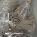 Kitchen Utensils Set 35 PCs Cooking Utensils with Grater,Tongs, Spoon Spatula &Turner Made of Heat Resistant Food Grade Silicone and Wooden Handles Kitchen Gadgets Tools Set for Nonstick Cookware