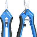 Fondwell 6.5" Pruning Shears Trimming Scissors: 2 Pack of Small Garden Snips with Micro Tip - Plant Clippers of High Cutting Efficiency