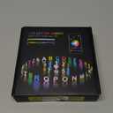 Light Up Letters Marquee Letter - Music Sync RGB Color Changing LED Lights Letter Logo Game Lights for Girls Women Party Birthday Christmas Valentine's Day Wall Desktop Decoration (MRGB-J)