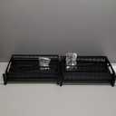 Under Sink Organizer , 2 Pack Height Adjustable Cabinet Organizer with Slide Out Drawer, Pull Out Under Sink Storage, Multi-Purpose 2 Tier Sink Shelves for Kitchen Bathroom Pantry (Black, 2 Pack)