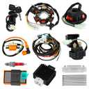 Complete Wiring Harness Kit Compatible with Tao tao Coolster 110cc 125cc Chinese ATV Quad 4 Wheeler 4 Stroke Parts with Ignition Coil Relay Solenoid Voltage Regulator CDI Box Stator Starter