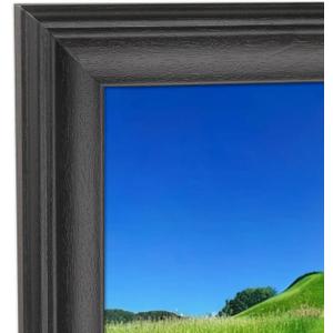 Mxtallup 11x25 Picture Frame Real Wood Panoramic frame 11x25 Poster Frame Photo Frames for Family Photos Black including Hanging Hardware for Wall (T23B1125)