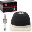 Air Filter Element Assembly & Spark Plug For YAMAHA TTR125 TTR-125 E L LE 2000-2024 5HP-14450-00-00