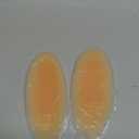 Majurphy Silicone Adhesive Calf Pads, Calf Corrector,Soft Invisible Shaping Calf Straight Leg Patches for Crooked or Thin Skinny Legs 1 Pair, Orange, Medium