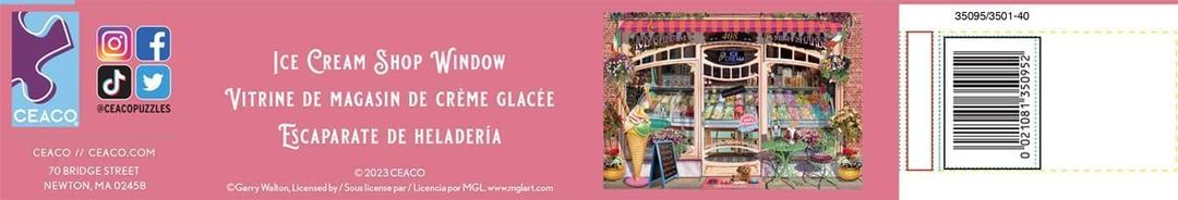Ceaco - Ice Cream Shop Window - 2000 Piece Jigsaw Puzzle