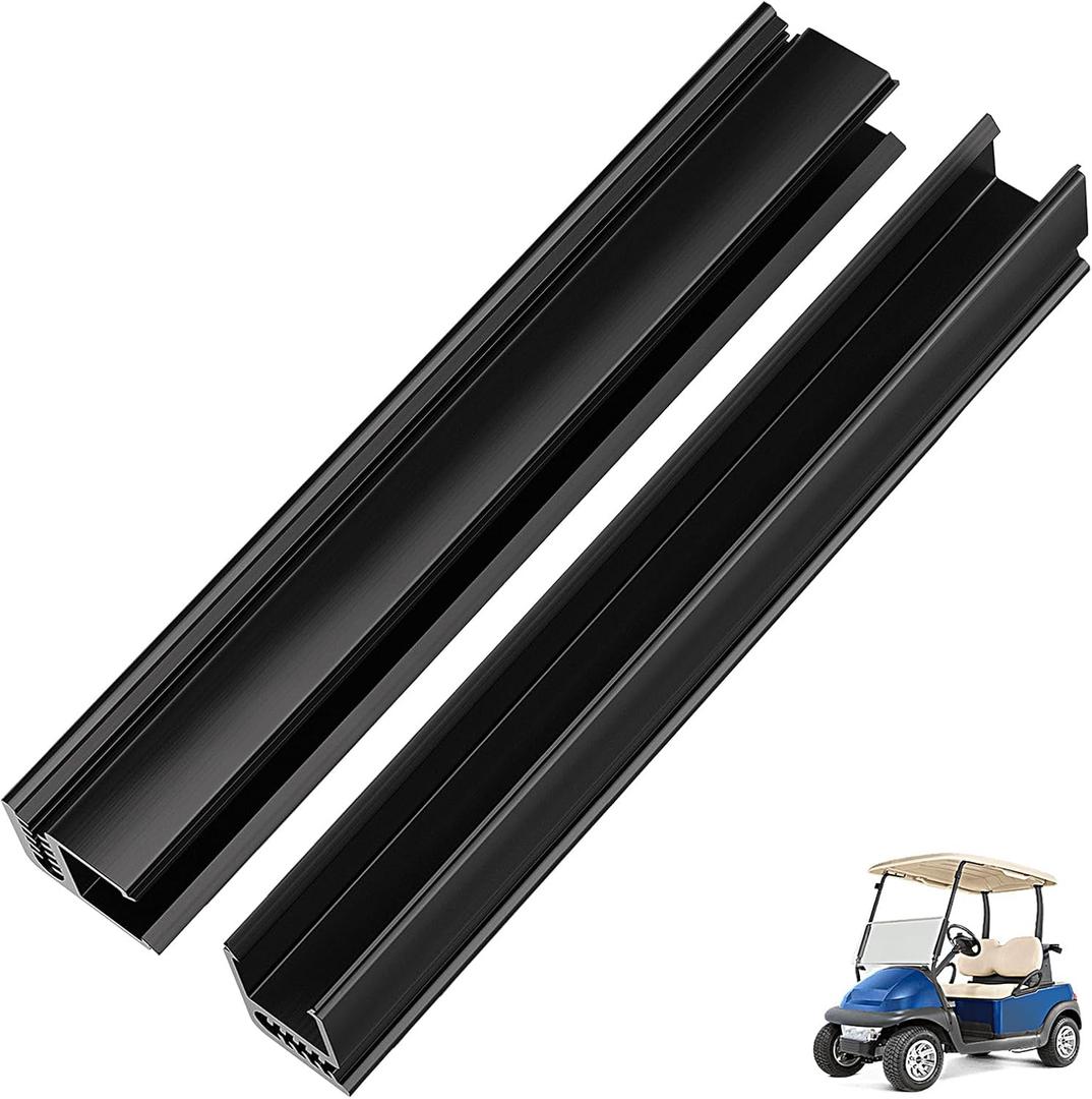 Panglong Golf Cart Windshield Clips-2PCS, Club Car Windshield Sash Clips for 1"x1" Tube, Suitable for Club Car DS, Precedent and Tempo Golf Cart, OEM#1014441-01 1021630-01(2Pcs)