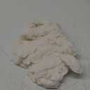 200g Carded Scoured Felting Wool，Wool Filler for Stuffing, Needle Felting, Blending and Dryer Balls, Natural White