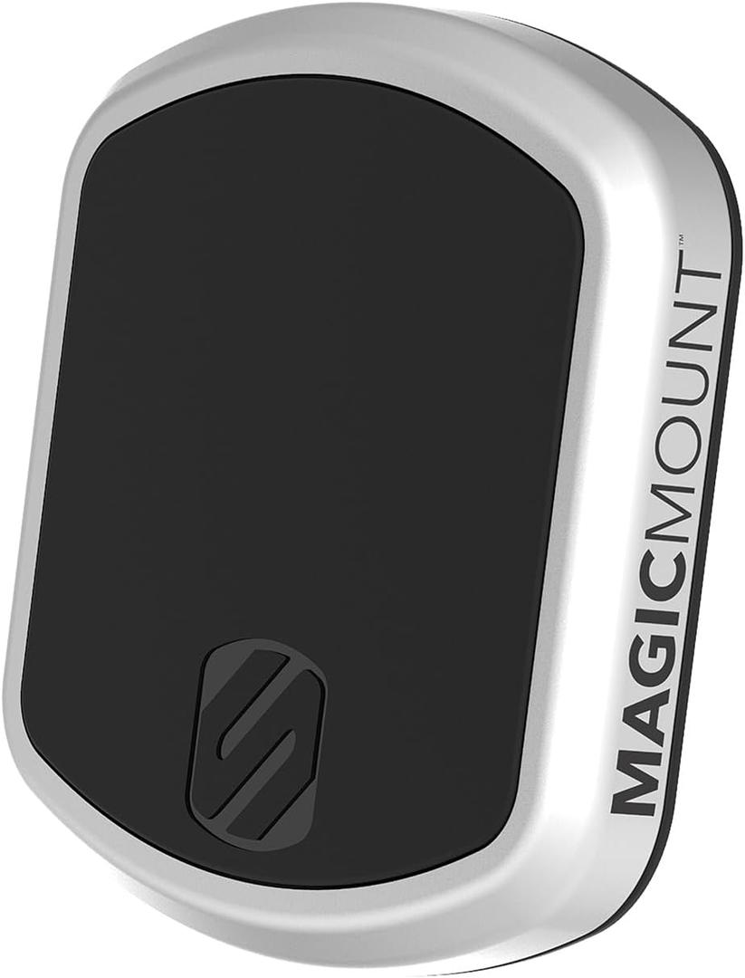 Scosche MPTFM MagicMount Pro Magnetic Car Phone Holder - Strong Magnet Mount for iPhone and Android - Secure Magnetic Flush Mount for Car Dashboard - Universal 360 Adjustable Mobile Cell Holder (1 Pack)
