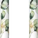 Refrigerator Door Handle Covers, Green Leaves Fridge Handle Cover Set of 2 Kitchen Appliance Handle Covers Protector for Fridge Microwave Stove Oven Dishwasher