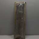 Fits 6x24 and 24x6 Duct Opening | Return Air Floor Grille by Handua | Walkable Vent Cover Grill for Floor | Brown | Heavy Duty Fixed Blades | Outer Dimensions: 7.75"W X 25.75"H