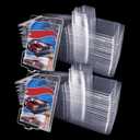 50-Pack Protector case for Hot Wheels -Clamshell Plastic Display Cases for 1:64 Scale Models, Crystal Clear UV-Resistant, Dust-Proof & Scratch-Resistant Plastic Storage Case with Secure Seal