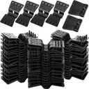Beeveer 250 Pcs Bird Netting Mounting Clips Butterfly Shape Reusable Plastic Black Fabric Net Fixing Clips for Garden Anti, Make Installing Bird Netting Easy and Fast