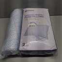 Cooling Pillows Queen Size Set of 2, Memory Foam Pillows with Zipper, Adjustable Firmness for Sleeping Cool Cold Pillow to Hot, Side, Back and Stomach Sleepers, 2 Pack, 20x30 (Cooling Blue Cover)