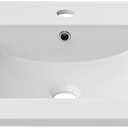 36" Ceramic Vanity Sink Top (Glossy White)