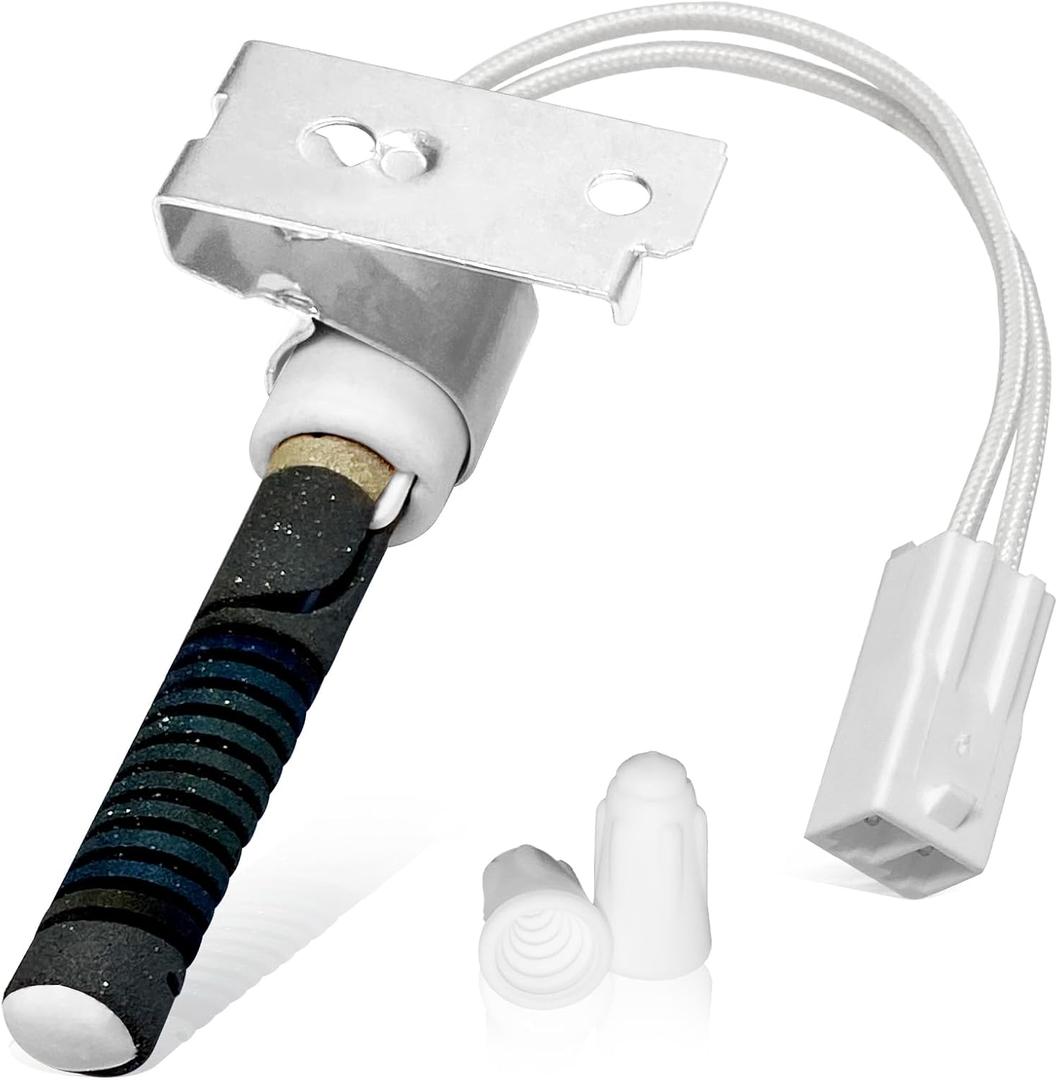 5318EL3001A Dryer Igniter Replacement Fits for L-G, G-E & Ken-more Gas Dryers,Replaces 5318EL3001B 5318EL9001A MEQ61841001 1266860 AP4439620 PS/EA3527801 DE/SDE365 AH3527801 (Round Style Ignitor)