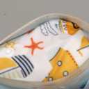 Babygoal Baby Swim Diapers 3 Pack for 0-8 Months Infant Girls and Boys, Reusable Adjustable Washable for Swimming Lessons-Shark & Octopus (Small)
