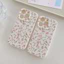 for iPhone 11 Pro Max Case Cute Flower Floral Light Pink Rose Design Vintage Shockproof Soft Women Girls Slim TPU Fashion Protective Phone Cover