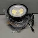 4 Pack 150W UFO LED High Bay Light, Adjustable Wattage 150W/110W/75W, 3-Color Temperature (3500K/5000K/6500K), 21,000LM, 120VAC, Plug & Play LED Shop Lights Fixture for Warehouse, Garage, Factory