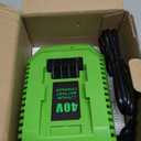 40V Battery Charger Replacement for GreenWorks 40V G-MAX Li-ion Lithium Battery Replacement for 29482 29462 29472 2901319 2938302 BAF702 L-300 BAF704 BAF705, Compatible with 40V Volt Power Tools