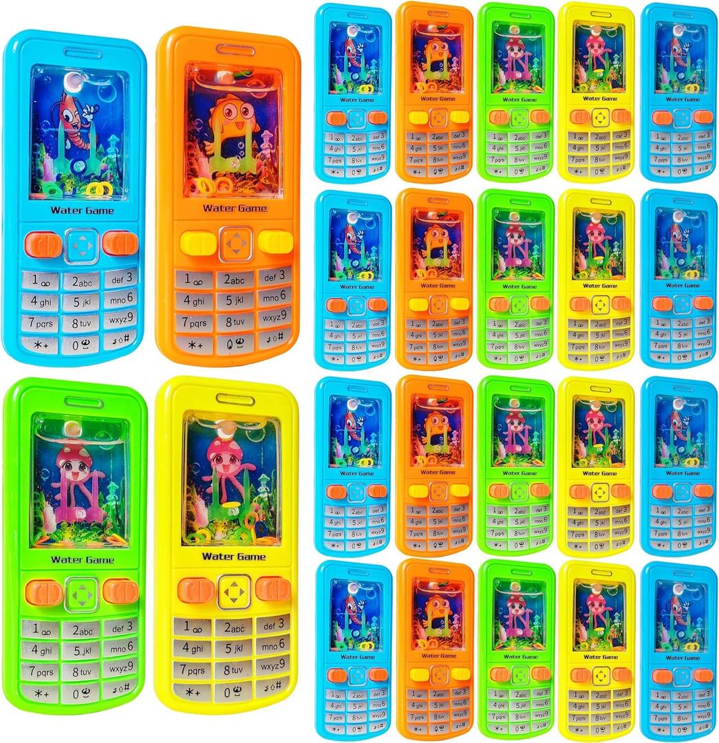 24 Pack Handheld Water Ring Games for Kids Party Favors Goodie Bags Stuffers Return Gifts for Kids Birthday School Classroom Prize Box Rewards Bulk