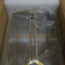 Glass Card Box with Slot, 10.2 inch Large Gold Clear Card Box for Wedding Receptions, Decorative Storage Box with Lock for Baby Shower, Birthday Party, Bridal Shower