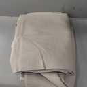 H.VERSAILTEX 100% Blackout Curtains for Bedroom Thermal Insulated Linen Textured Curtains Heat and Full Light Blocking Drapes Living Room Curtains 2 Panel Sets, Cobblestone, 42x63 Inch