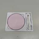 TOZO Ultra-Thin Portable Wireless Charger 15W Max Fast Wireless Charging Pad Compatible with iPhone 17/16 Plus/16 Pro Max /15/14/13/SE/Series, Samsung Galaxy S24/S23/S22 Series (No AC Adapter), Pink